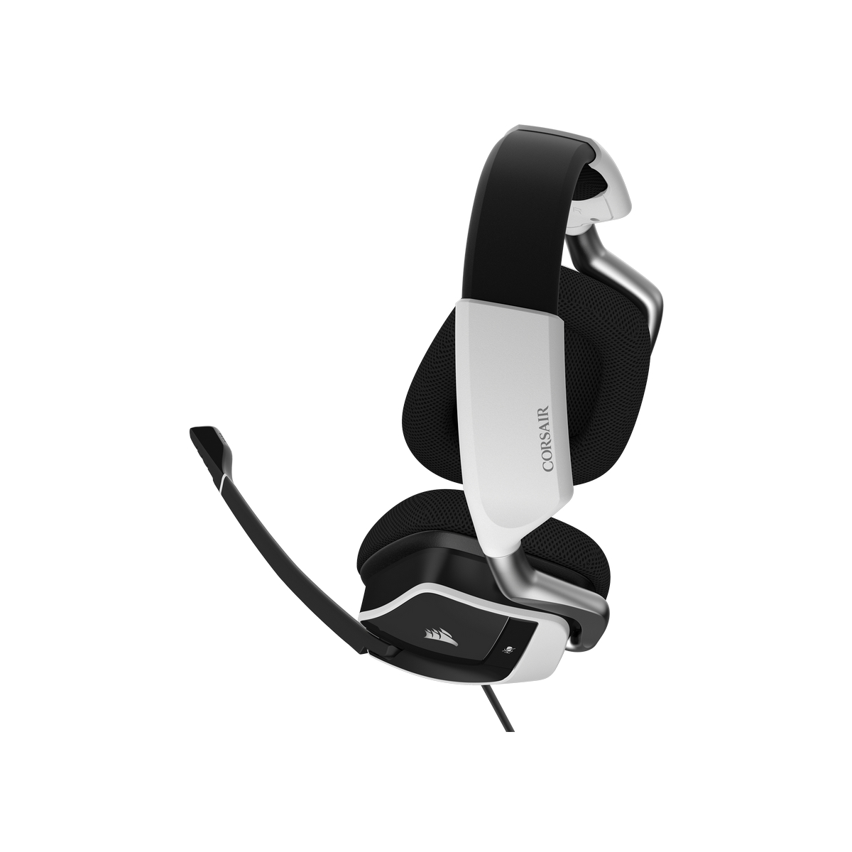 CORSAIR - Corsair VOID RGB ELITE USB Premium Gaming Headset with 7.1 Surround Sound, White CA-9011204-EU)