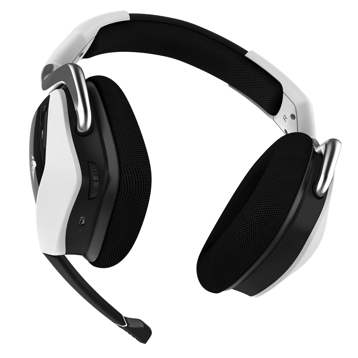 CORSAIR - Corsair GAMING VOID RGB ELITE Wireless Premium Gaming Headset with 7.1 Surround Sound, White (CA-901