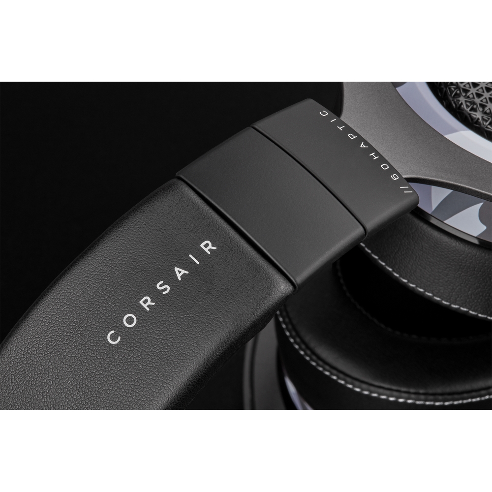CORSAIR - Corsair HS60 HAPTIC Stereo Gaming Headset with Haptic Bass, Camouflage (PC, CA-9011225-EU)