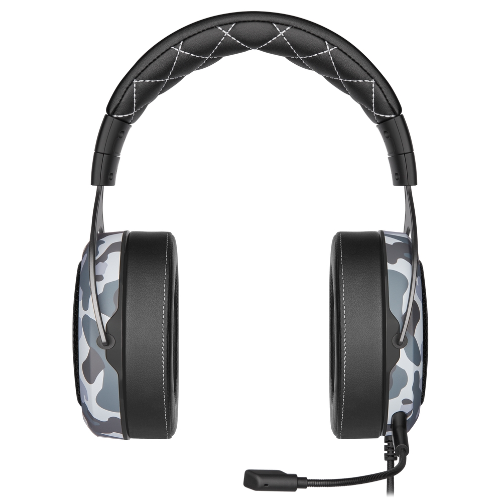 CORSAIR - Corsair HS60 HAPTIC Stereo Gaming Headset with Haptic Bass, Camouflage (PC, CA-9011225-EU)