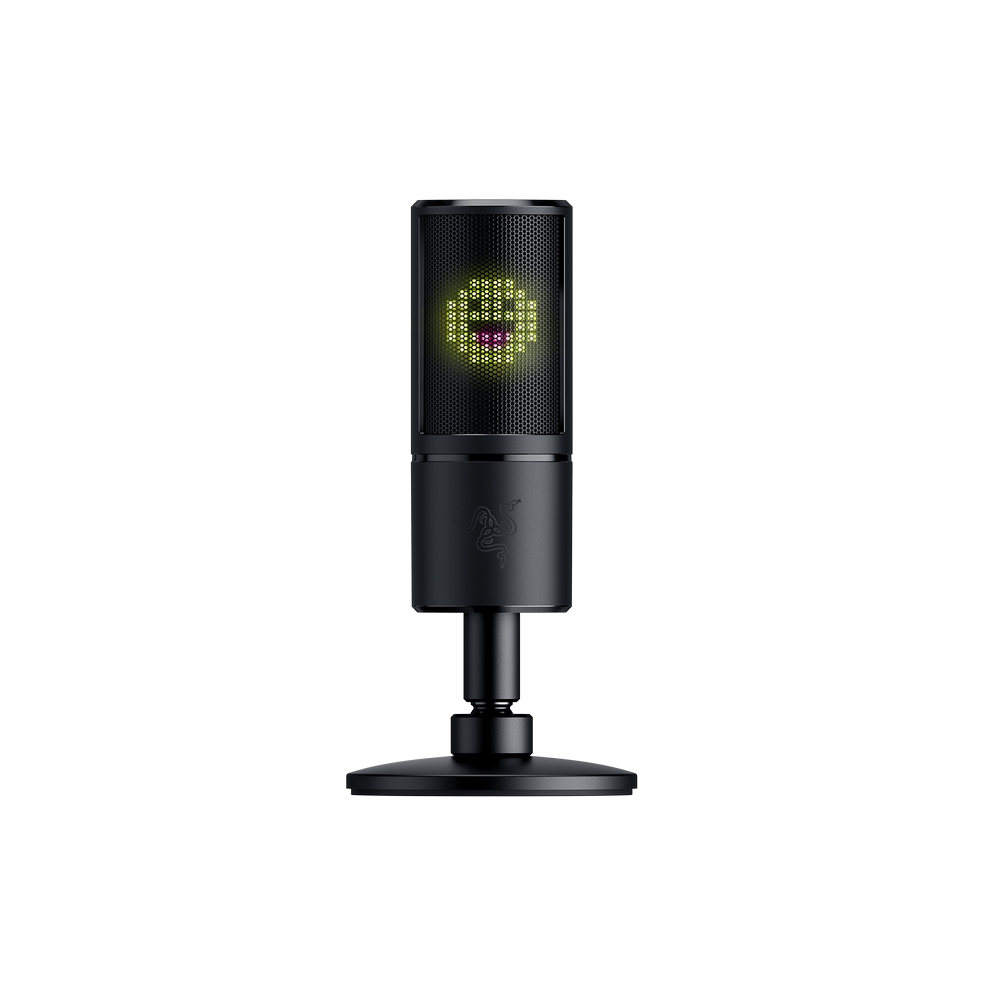 Razer Seiren Emote – USB Microphone with Emoticons for Streaming (RZ19-03060100-R3M1)