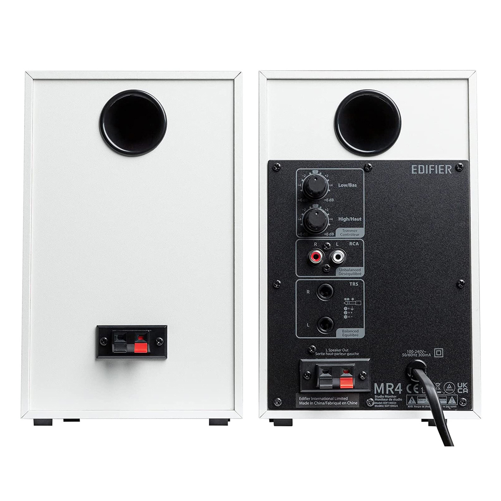 Edifier - Edifier MR4 2.0 Monitor Reference Speaker System - White