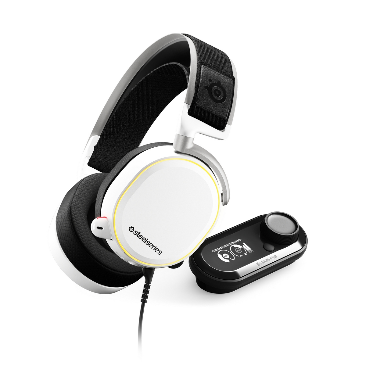 SteelSeries - SteelSeries Arctis Pro USB High Fidelity Gaming Headset and GameDAC Amplifier Bundle White (61454)