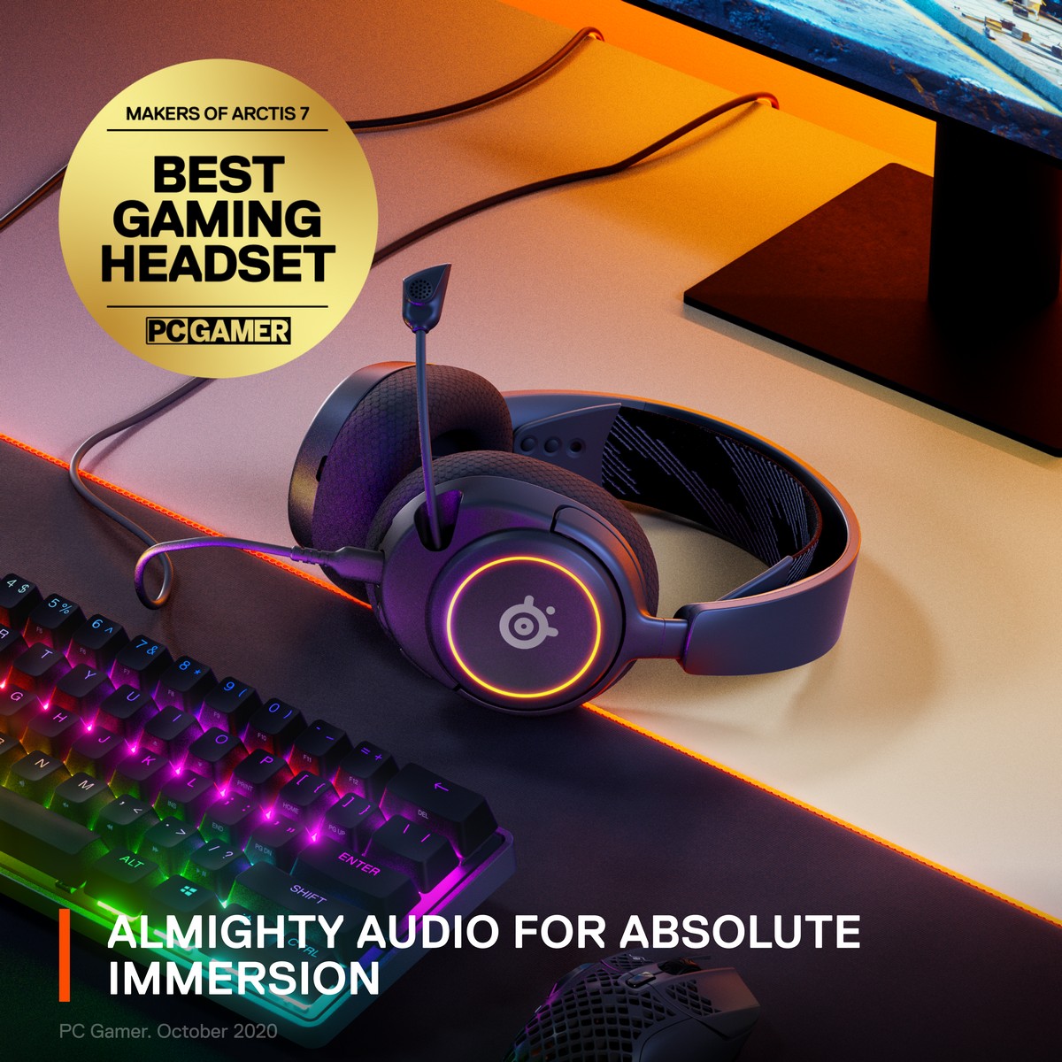 SteelSeries - SteelSeries Arctis Nova 3 Gaming Headset - Black (61631)