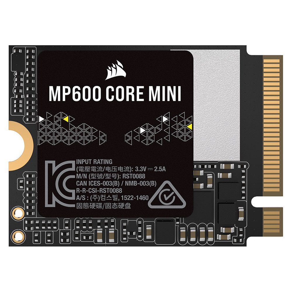 Corsair Force MP600 CORE Mini 2TB NVMe PCIe 4.0 M.2 2230 Solid State Drive