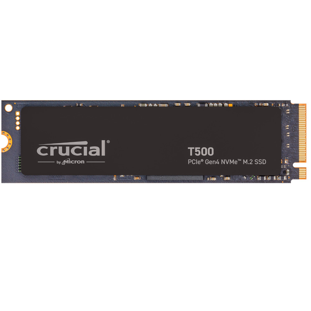 Crucial - Crucial T500 2TB NVMe PCIe Gen4 M.2 Solid State Drive