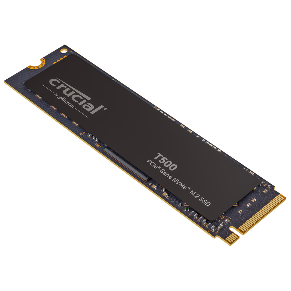 Crucial - Crucial T500 4TB NVMe PCIe Gen4 M.2 Solid State Drive