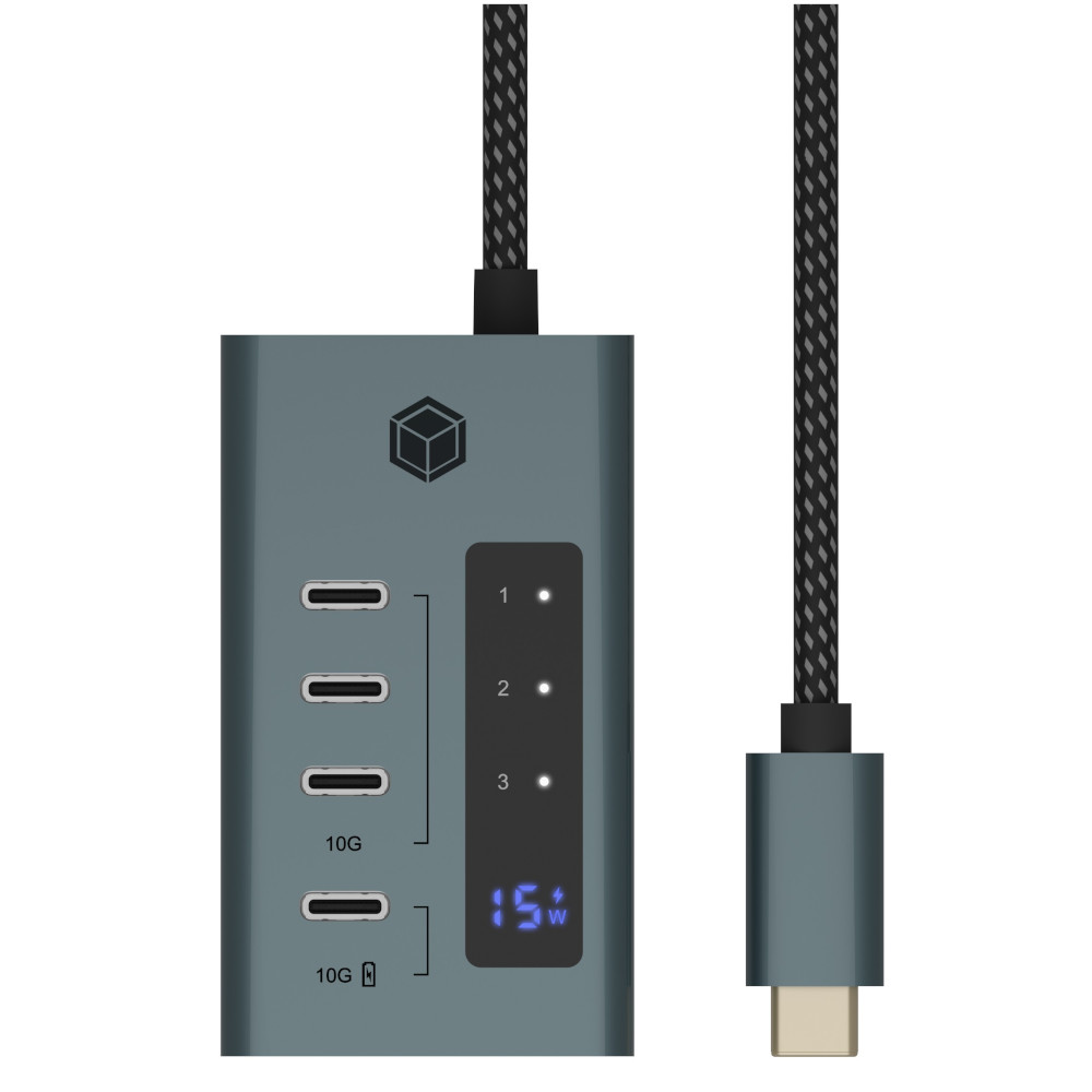 ICY BOX - IcyBox 4-port USB 3.2 Gen 2 Type-C® hub