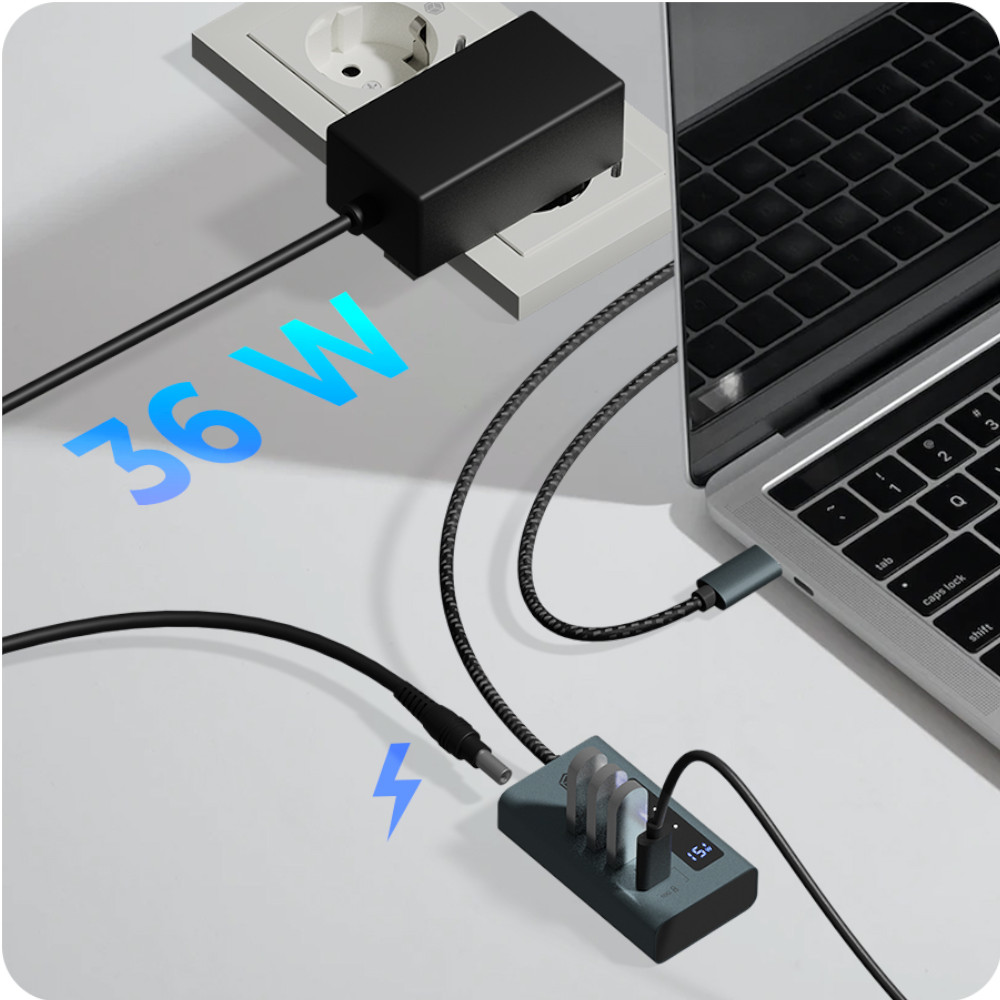 ICY BOX - IcyBox 4-port USB 3.2 Gen 2 Type-C® hub