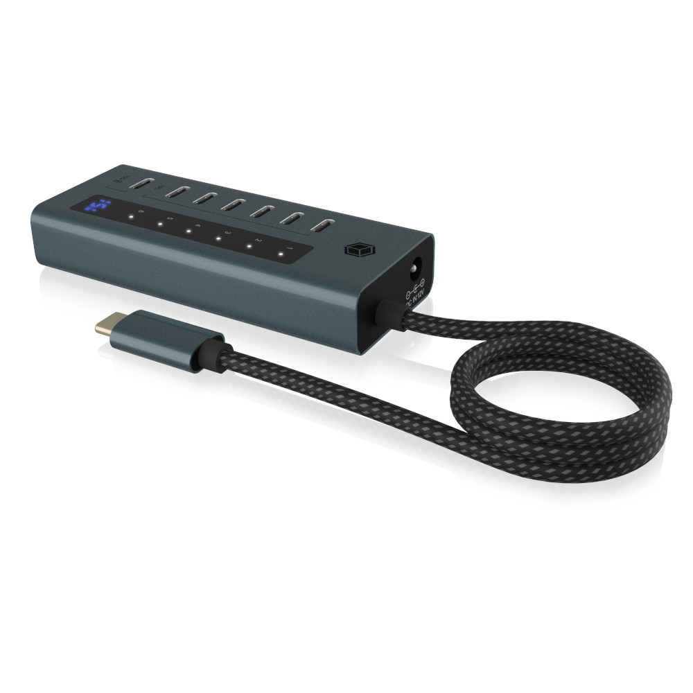 ICY BOX - IcyBox 7-port USB 3.2 Gen 2 Type-C® hub