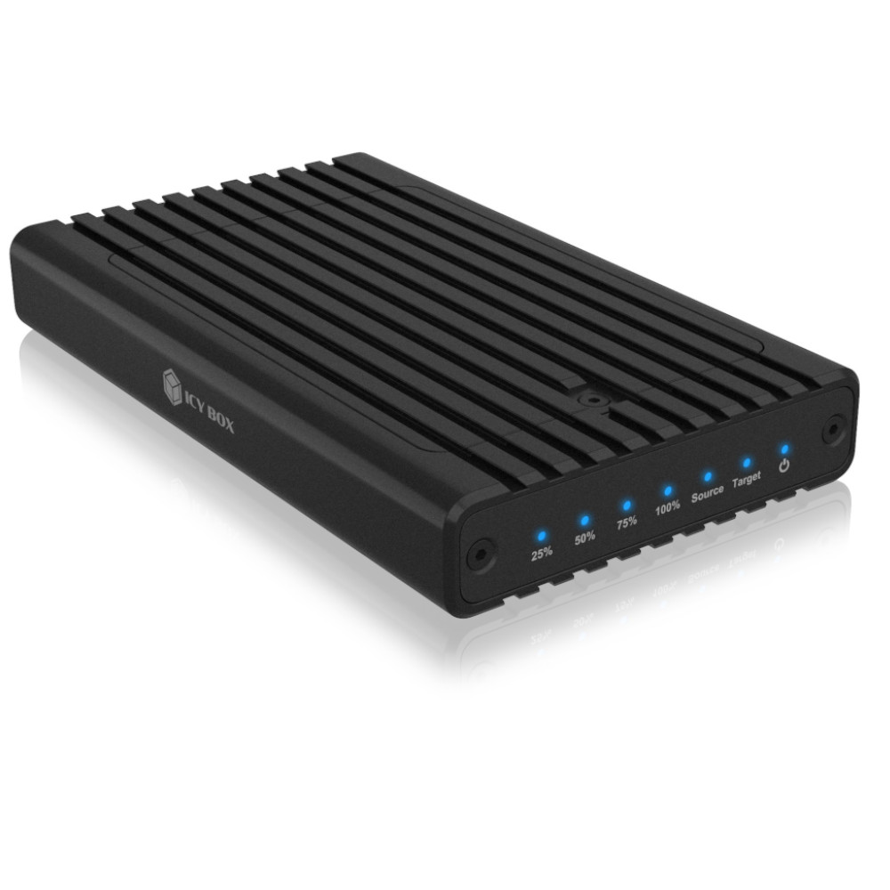 IcyBox M.2 NVMe USB 3.2 Gen 2 Type-C®/A Clone & Docking Station
