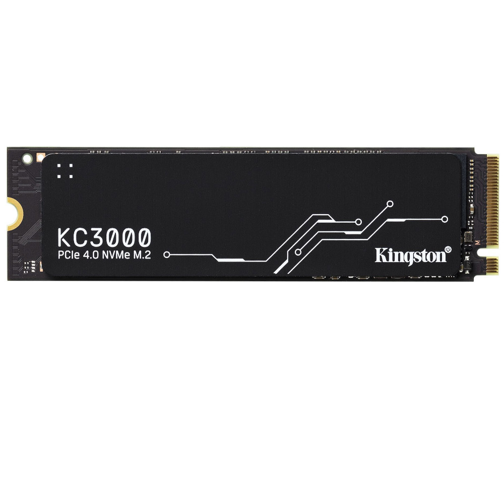 Kingston - Kingston KC3000 512GB PCI-e 4.0 NVMe M.2 Solid State Drive