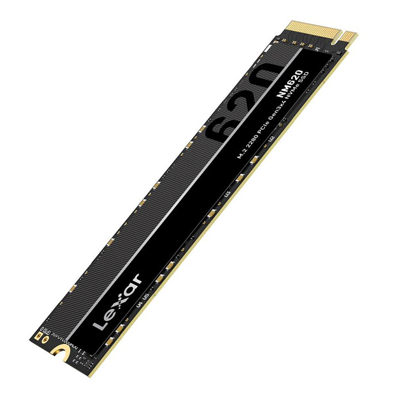 Lexar - Lexar NM620 512GB NVMe PCIe 3.0 M.2 Solid State Drive (LNM620X512G-RNNNG)