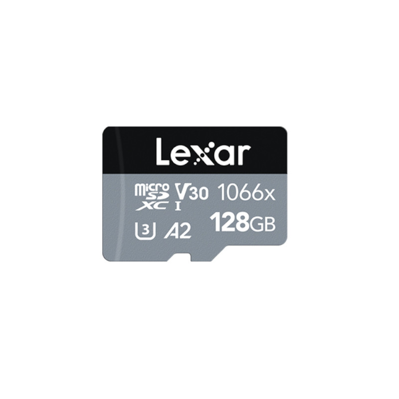 Lexar - Lexar Professional 1066x 128GB microSDXC UHS-I Flash Memory Card (LMS1066128G-BNANG)