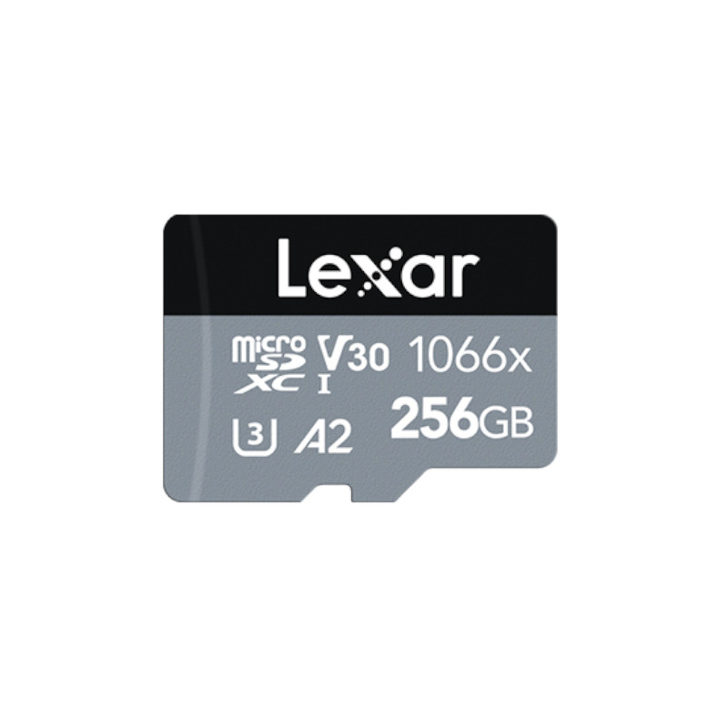 Lexar Professional 1066x 256GB microSDXC UHS-I Flash Memory Card (LMS1066256G-BNANG)
