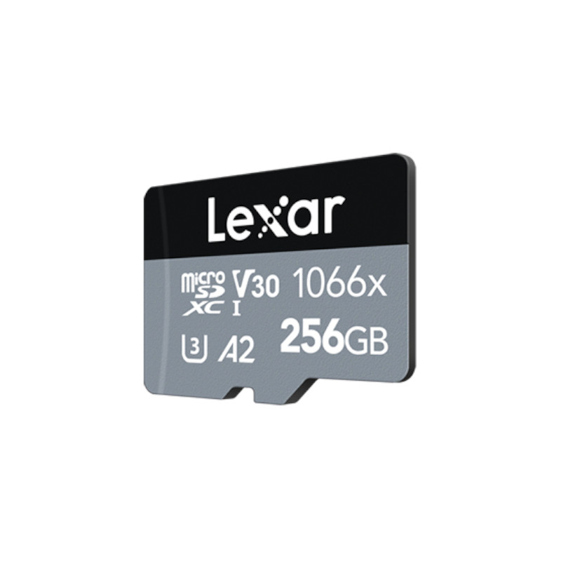 Lexar - Lexar Professional 1066x 256GB microSDXC UHS-I Flash Memory Card (LMS1066256G-BNANG)