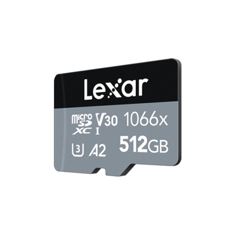 Lexar - Lexar Professional 1066x 512GB microSDXC UHS-I Flash Memory Card (LMS1066512G-BNANG)