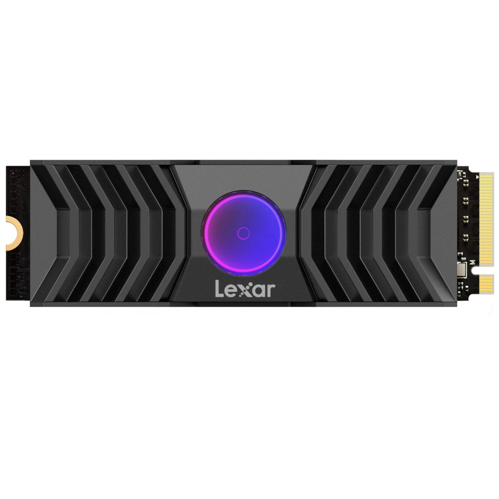 Lexar - Lexar NM1090 1TB NVMe PCIe 5.0 M.2 Solid State Drive with Heatsink