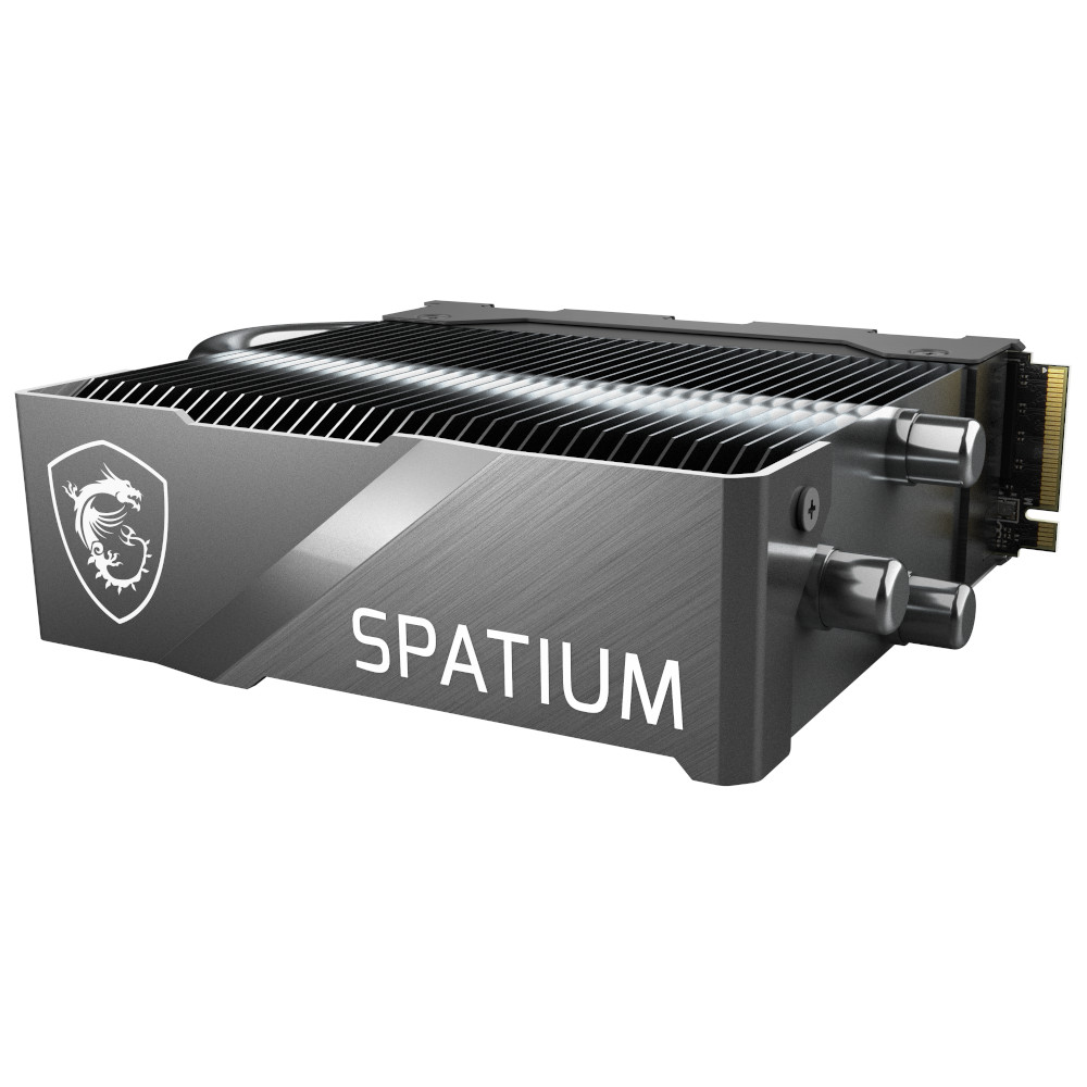 MSI - MSI SPATIUM M570 PRO FROZR 2TB SSD PCIe 5.0 NVMe M.2 Solid State Drive Heatsink