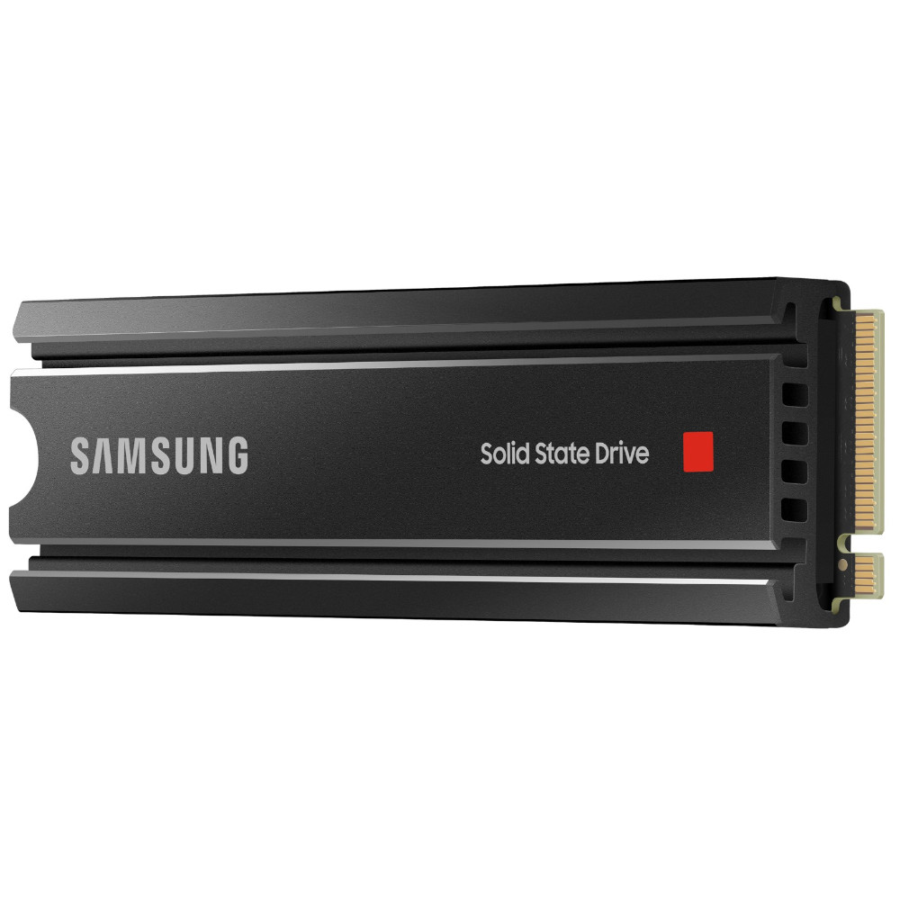 Samsung - Samsung 980 Pro 1TB M.2 2280 PCI-e 4.0 x4 NVMe Solid State Drive with Heatsink