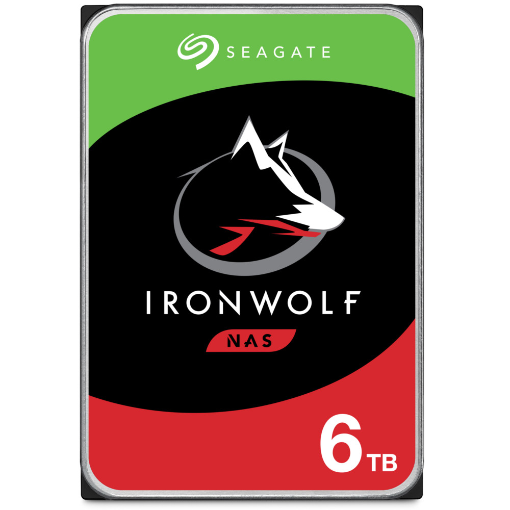 Seagate 6TB IronWolf NAS HDD 5400RPM 256MB Cache Internal Hard Drive