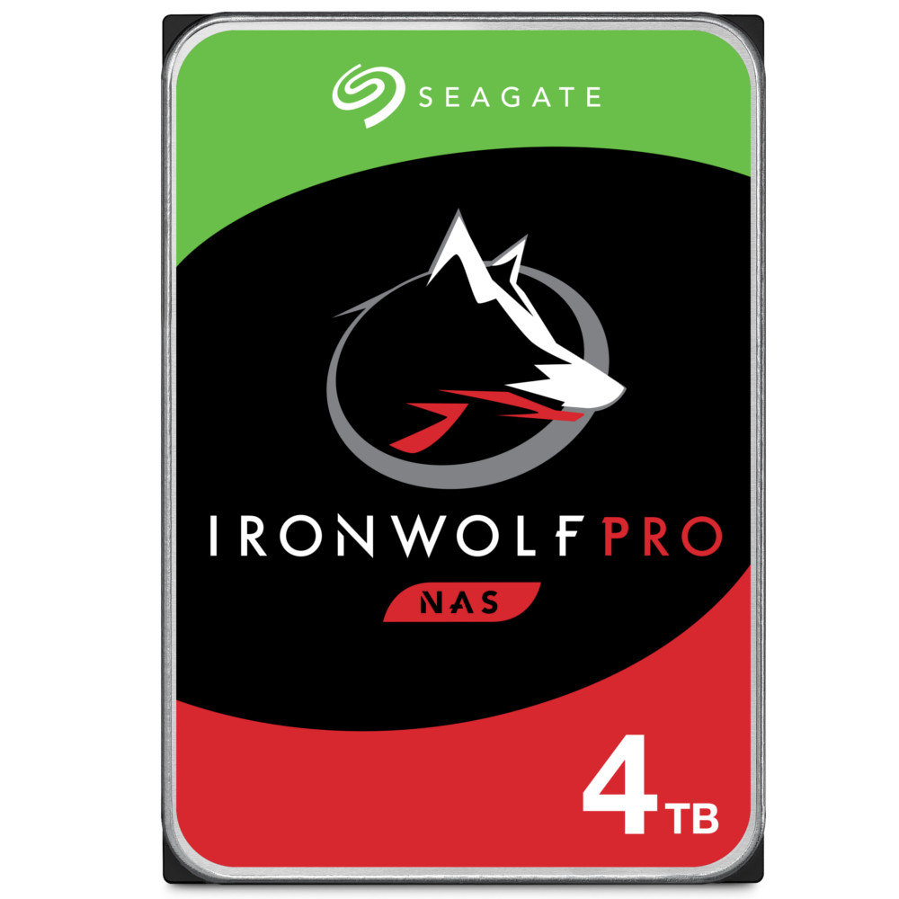 Seagate 4TB IronWolf PRO NAS HDD 7200RPM 128MB Cache Internal Hard Drive