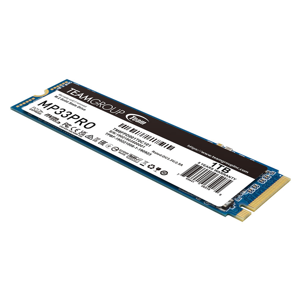 Team Group - Team Group MP33 PRO 1TB SSD M.2 2280 NVME PCI-E Gen3 Solid State Drive