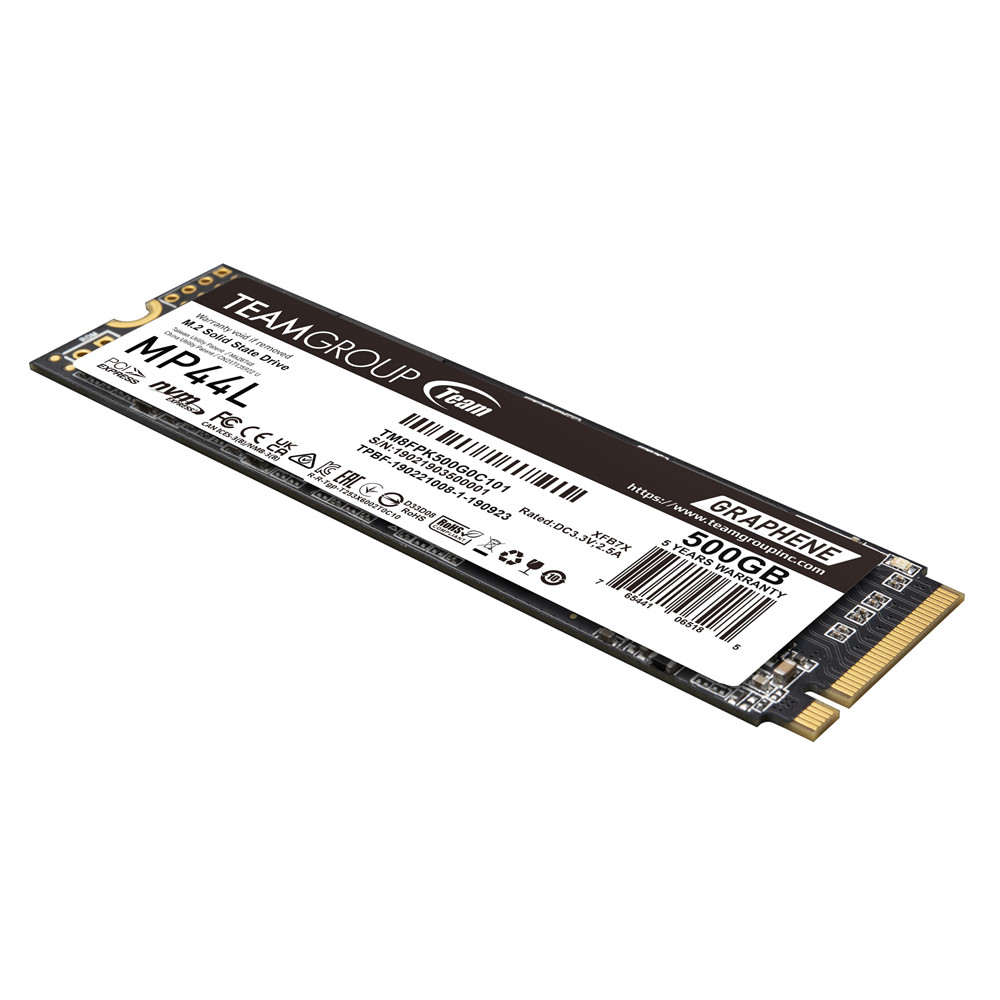 Team Group - Team Group MP44L 500GB SSD M.2 2280 NVME PCI-E Gen4 Solid State Drive