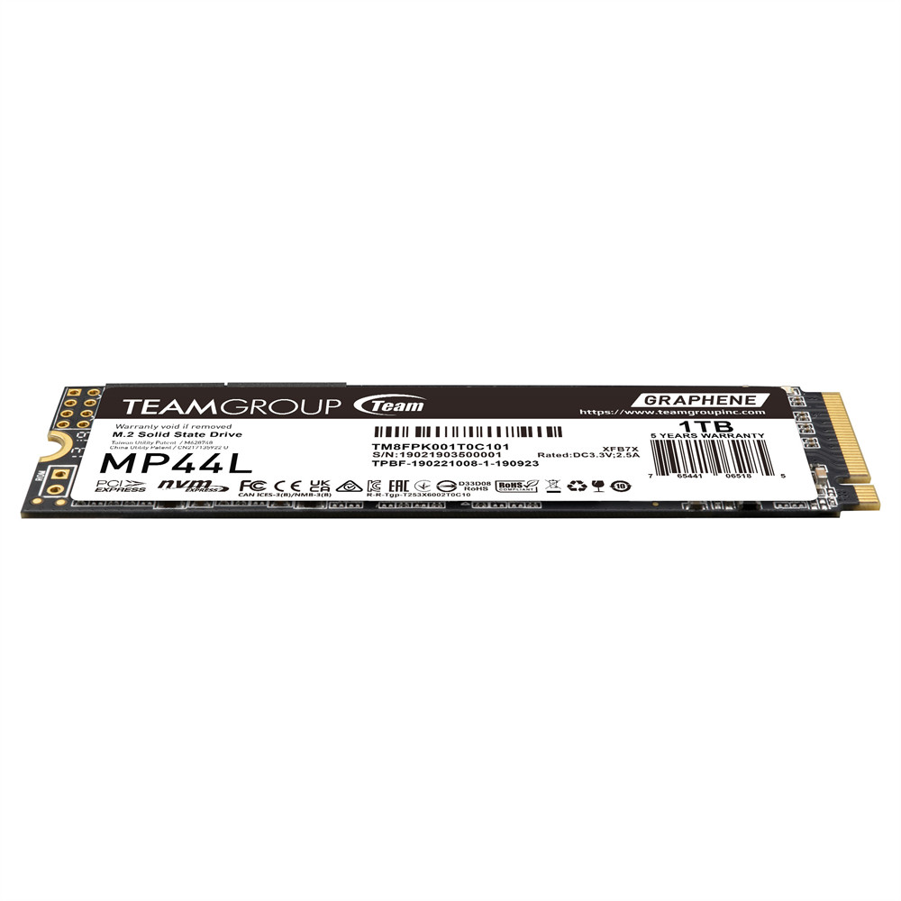 Team Group - Team Group MP44L 1TB SSD M.2 2280 NVME PCI-E Gen4 Solid State Drive