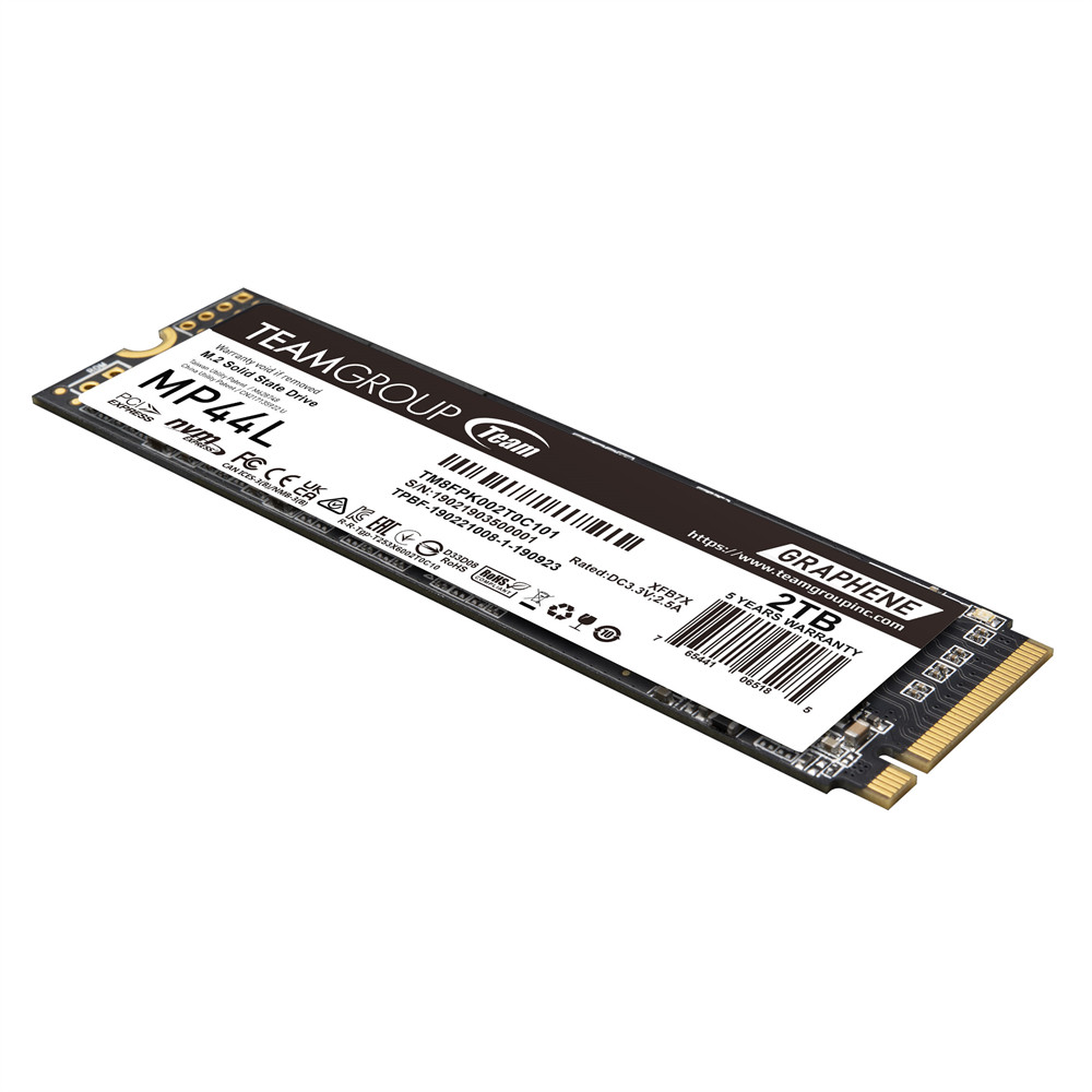 Team Group - Team Group MP44L 2TB SSD M.2 2280 NVME PCI-E Gen4 Solid State Drive