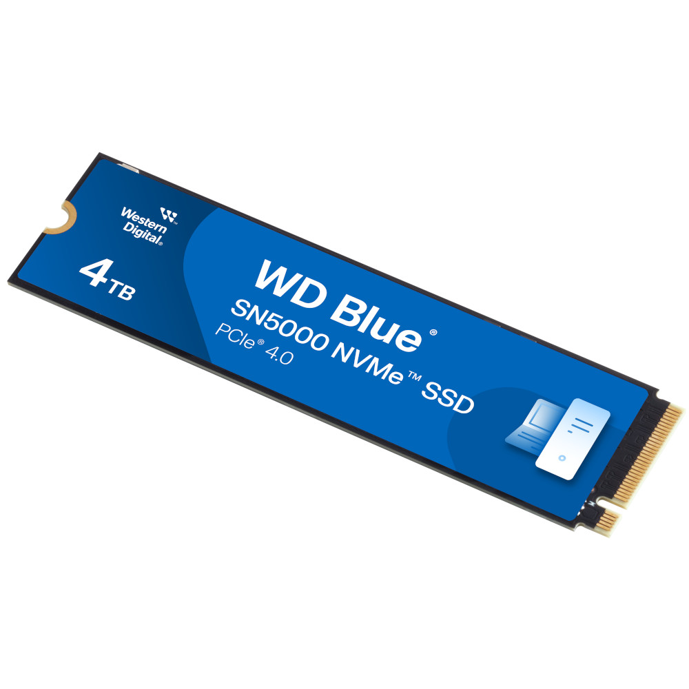 WD - WD Blue SN5000 4TB SSD NVME M.2 2280 PCIe Gen4 Solid State Drive