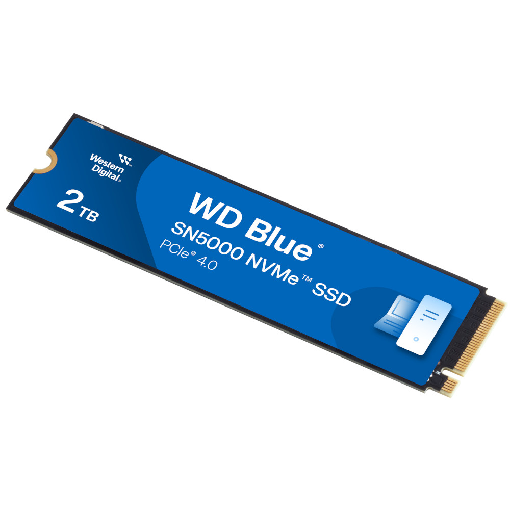 WD - WD Blue SN5000 2TB SSD NVME M.2 2280 PCIe Gen4 Solid State Drive