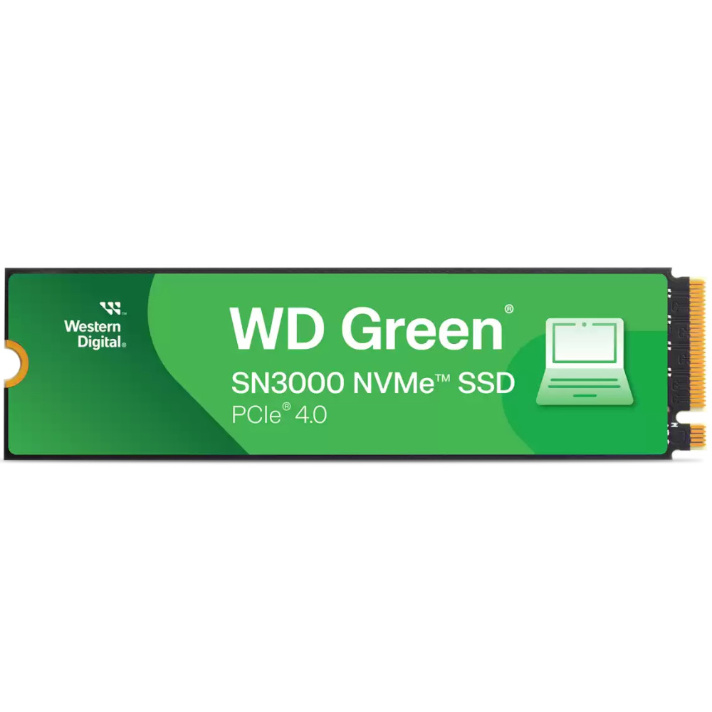 WD Green SN3000 1TB SSD NVME M.2 2280 PCIe 4.0 Solid State Drive