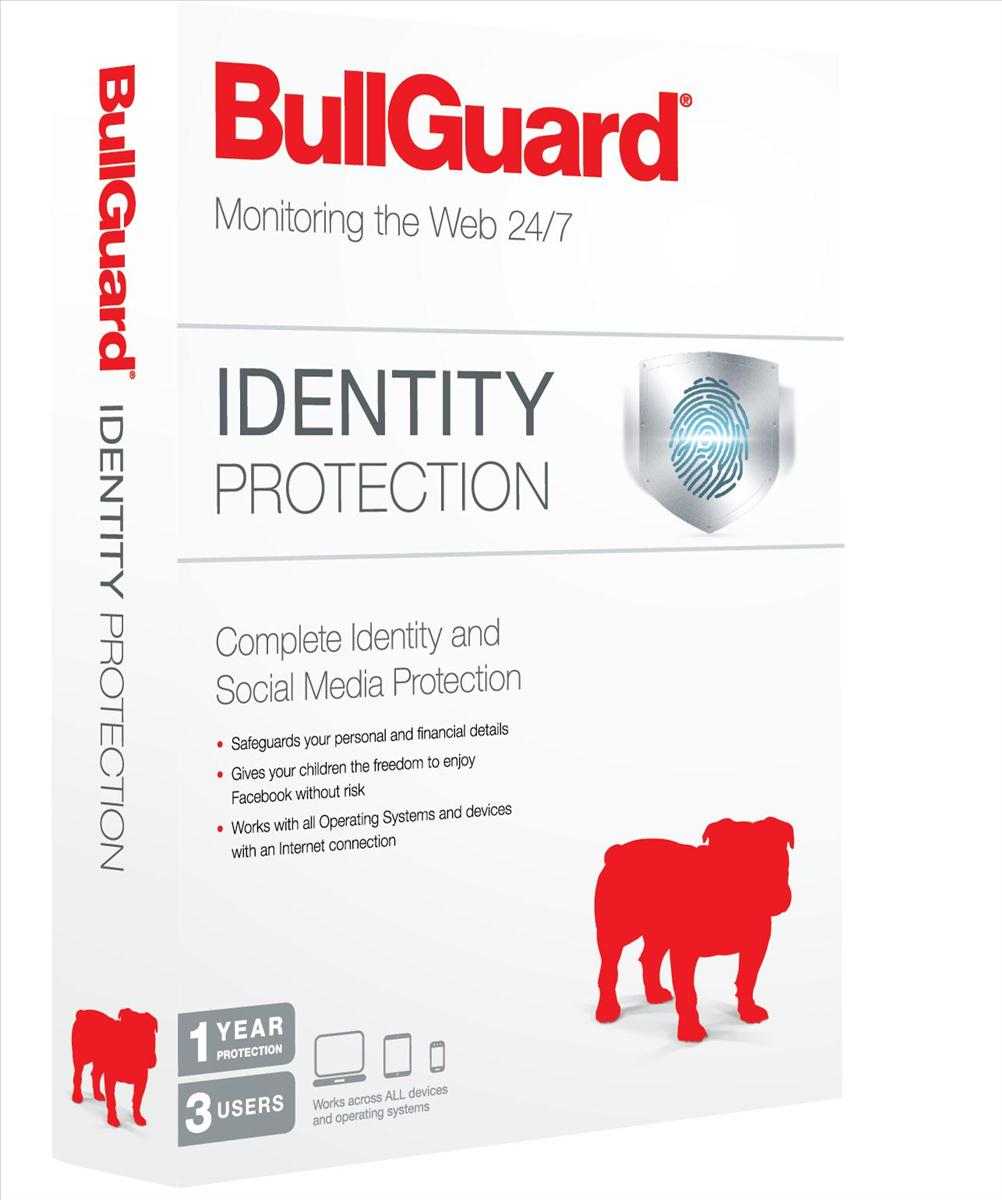 Bullguard - Bullguard Identity Protection - Identity and Social Media Protection - 1 Year 3 User