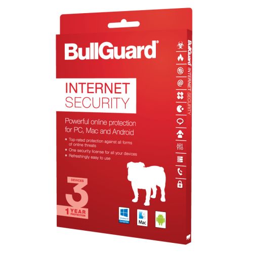 Bullguard - Bullguard Internet Security 2021 Retail, 3 User, Multi Device License, 1 Year
