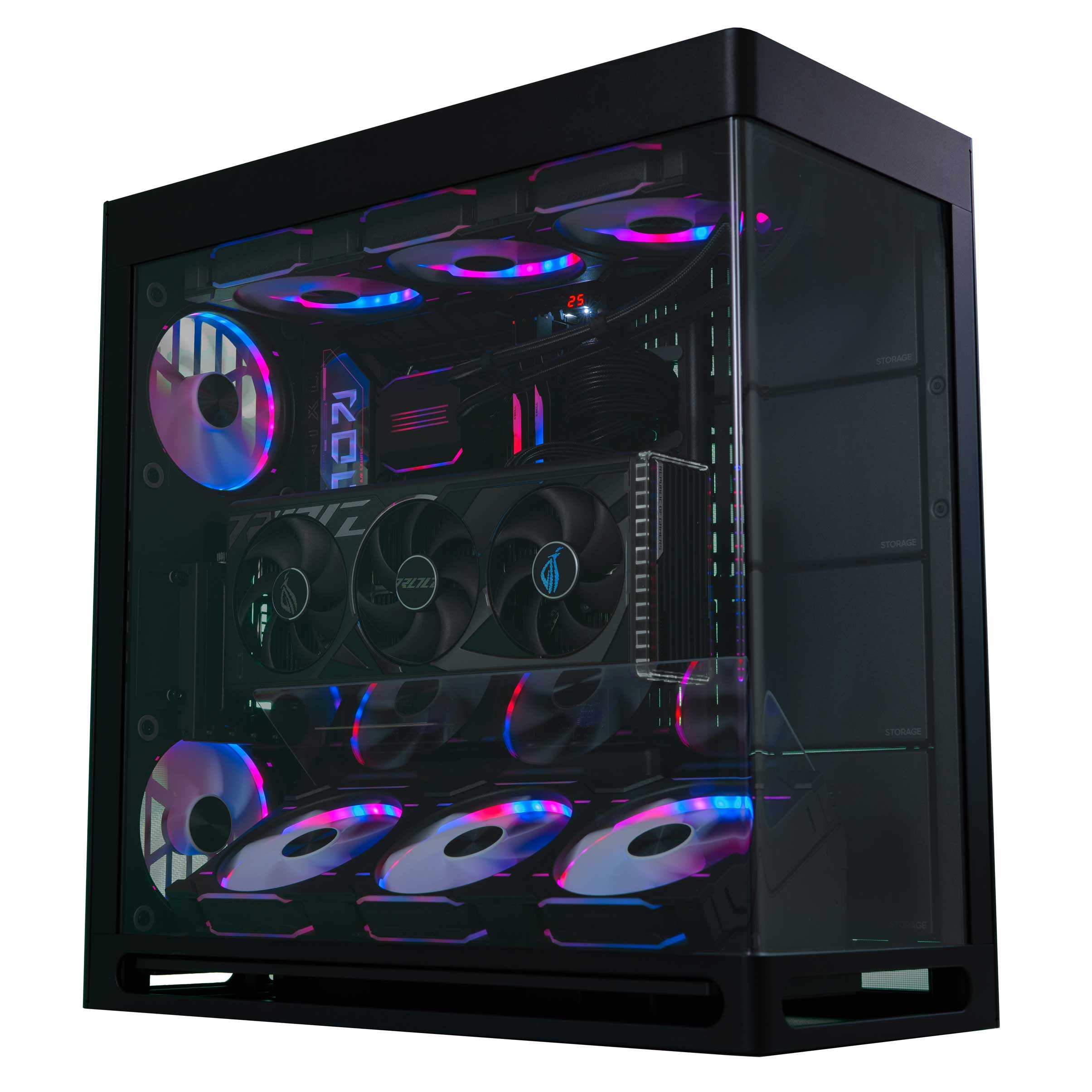 OcUK Gaming Radiance Sanctum - AMD Ryzen 9800X3D Powered By Asus Gaming PC