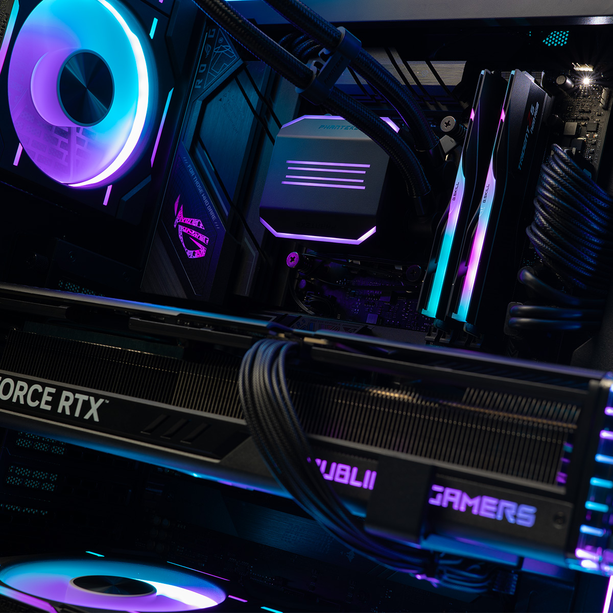 TechForge - TechForge Synthwave - Intel Core Ultra 9 285K, RTX 4080 Super Vaporwave Inspired Modded Gaming PC