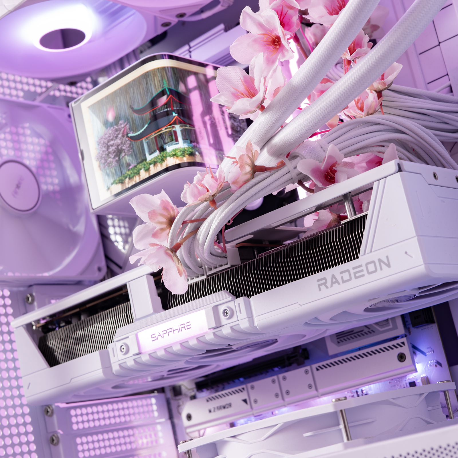 TechForge Sakura - AMD Ryzen 9800X3D - Radeon 9070 XT Modded TechForge Sakura - AMD Ryzen 9800X3D - Radeon 9070 XT Modded