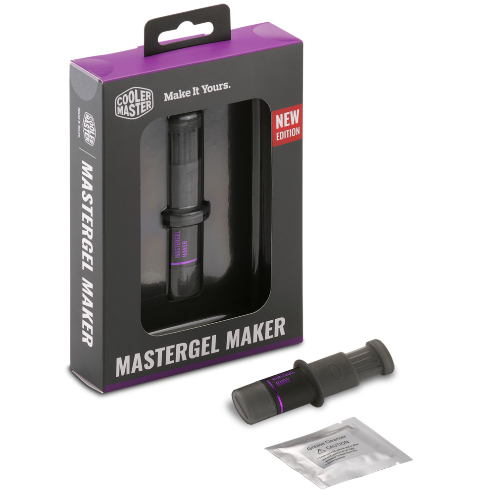 Cooler Master MasterGel Maker 11 W/m-K Thermal Paste with Cleaner - 1.5ml