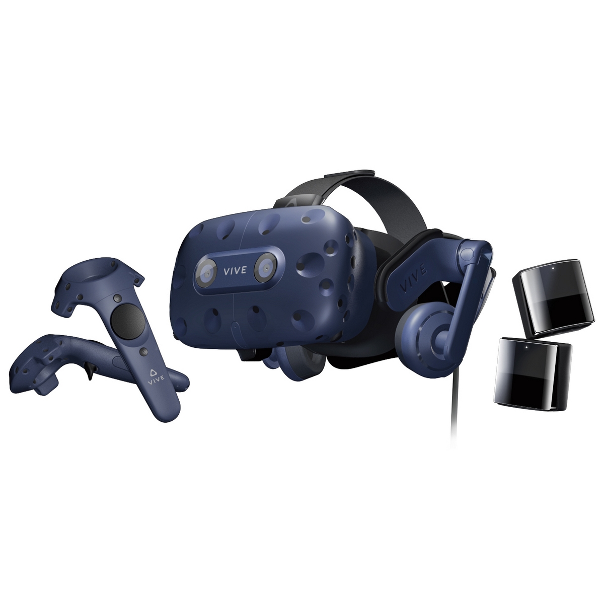 HTC VIVE PRO Full Kit - HD VR Headset, Updated Controllers and 2.0 Base Stations Bundle