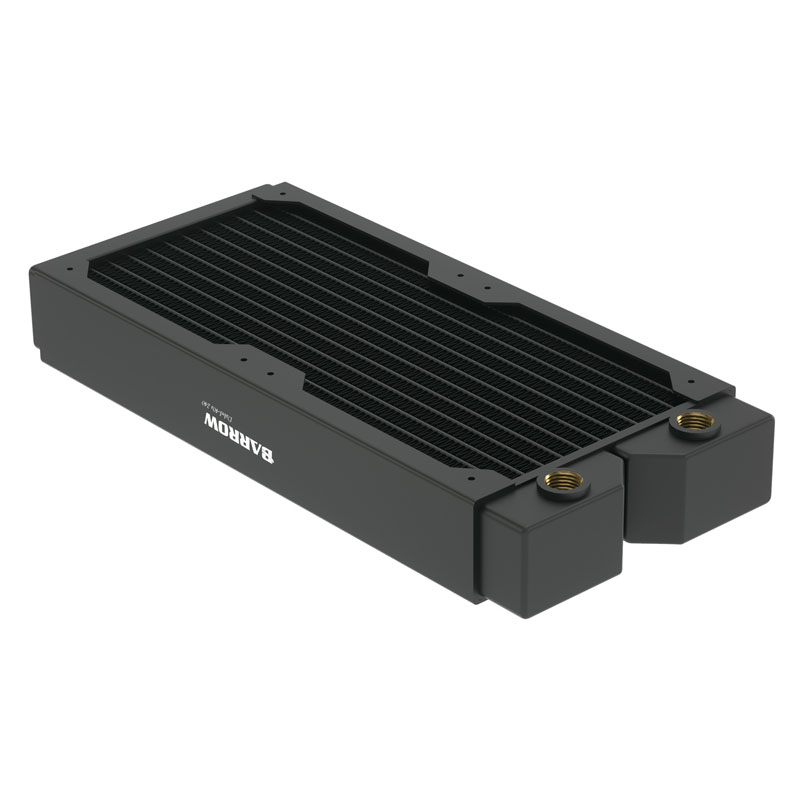 Barrow - Barrow Dabel-40a 240mm Dual Fan Radiator with 40mm Depth - Black