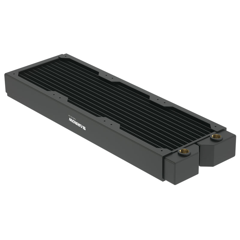 Barrow - Barrow Dabel-40a 360mm Triple Fan Radiator with 40mm Depth - Black