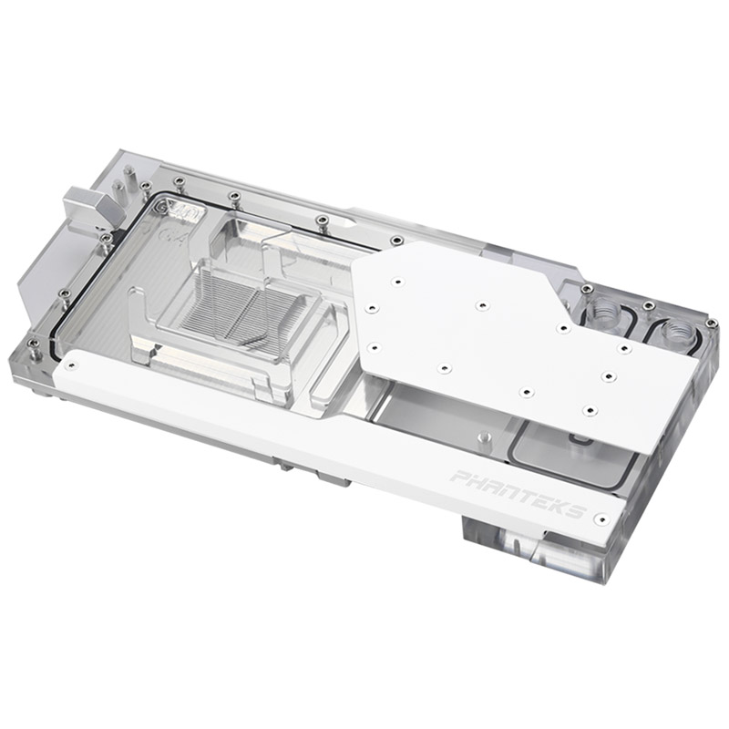 Phanteks - Phanteks Glacier G40 4090 ASUS Graphics Card Water Block with Back Plate - White