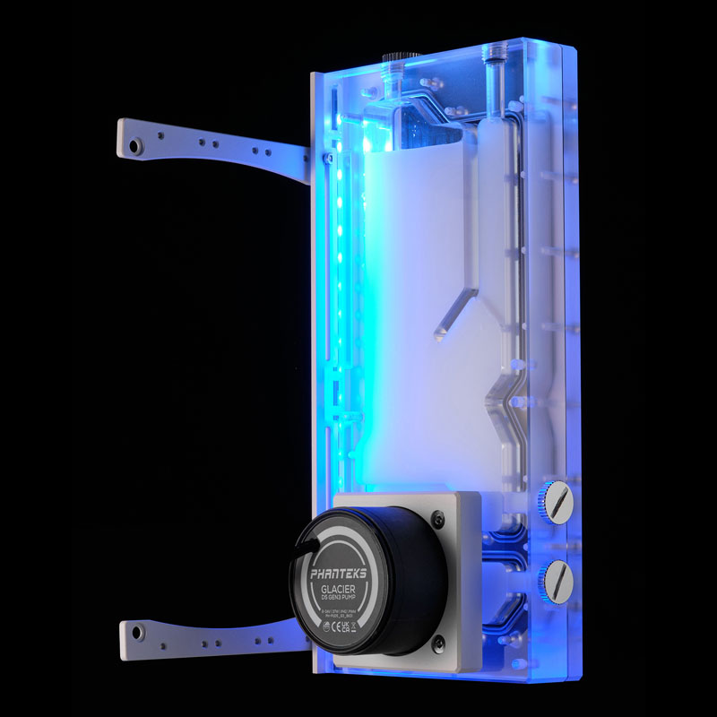 Phanteks - Phanteks R260C Reservoir Pump Combo with D5 Pump, DRGB LED - White
