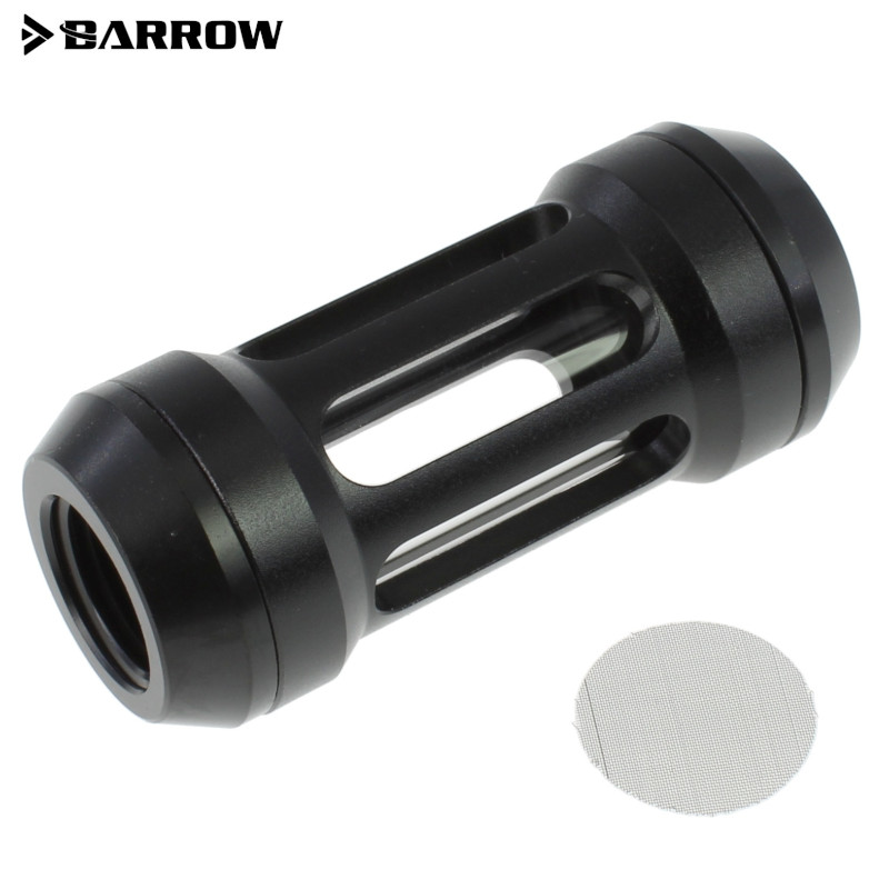 Barrow Female Inline Composite Filter with Quartz Glass - Black