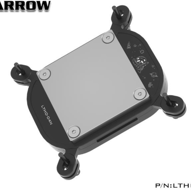 Barrow - Barrow Acrylic Kepler RGB Intel 115x / 1700 CPU Waterblock - Black