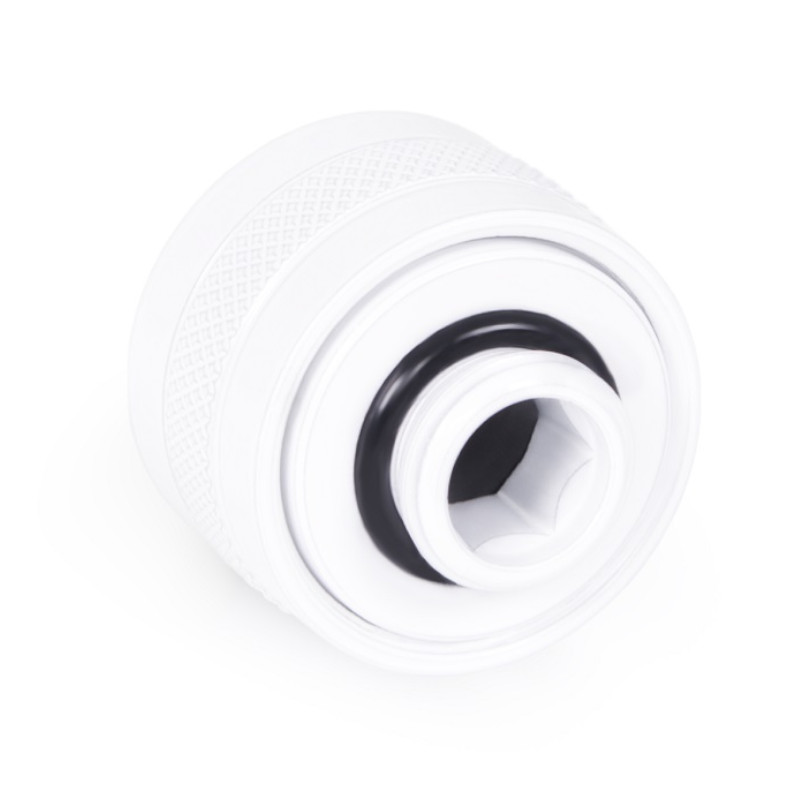 Alphacool - Alphacool Eiszapfen PRO 16mm Hard Tube Compression White Fitting - Six Pack