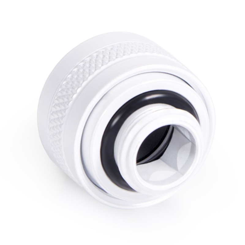 Alphacool - Alphacool Eiszapfen PRO 13mm Hard Tube Compression White Fitting - Six Pack