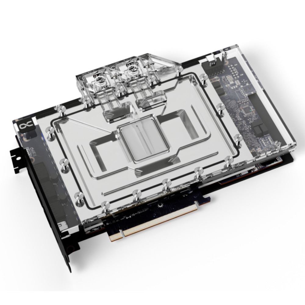 Alphacool - Alphacool Eisblock Aurora Acryl GPX-N RTX 4090 Aorus Master / Gaming Water Block with Backplate