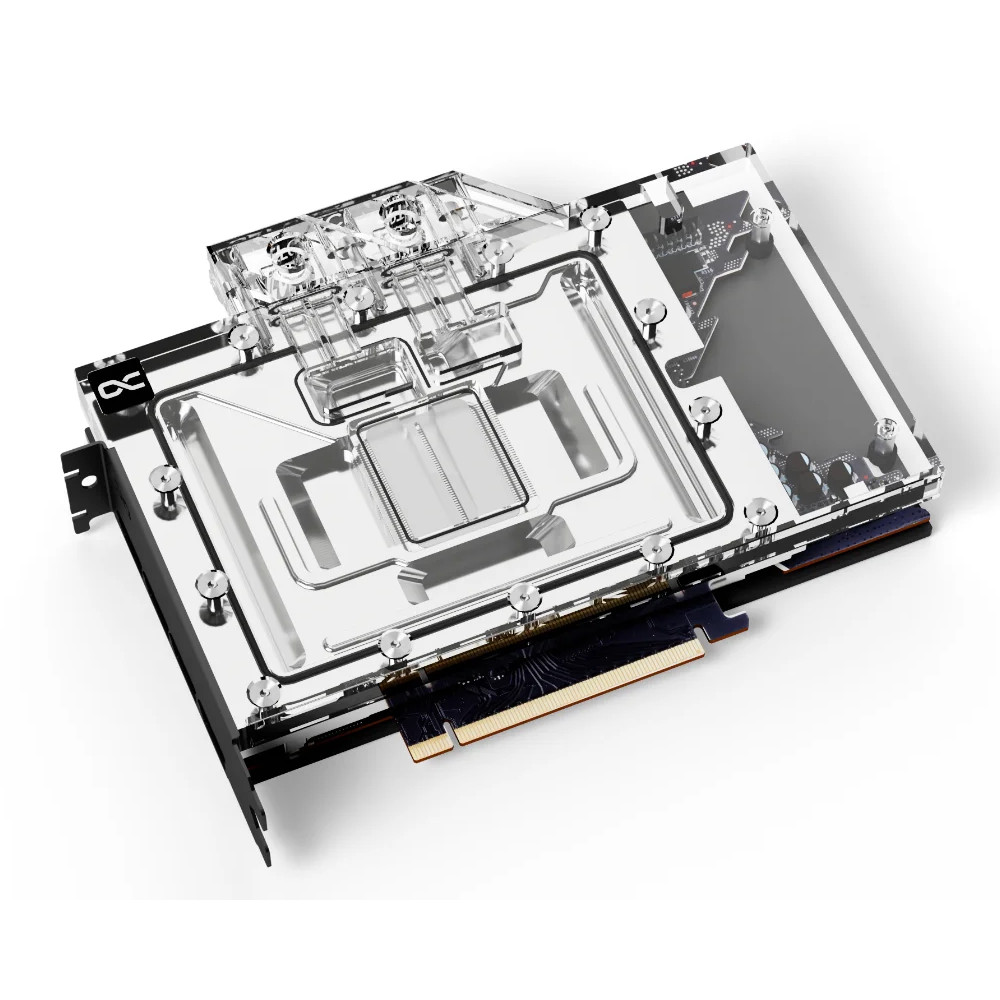 Alphacool - Alphacool Eisblock Aurora Acryl GPX-N RTX 4090 Founders Edition with Backplate Water Block